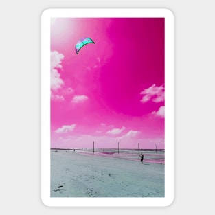 Beach Kiting No. 1 Sticker